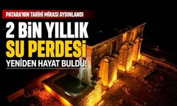 Antalya Patara'da 2 bin yıllık su perdesi yeniden çalıştı