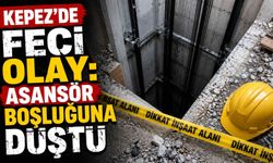 Kepez'de feci olay: Asansör boşluğuna düştü