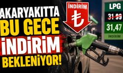 Akaryakıtta bu gece indirim bekleniyor!