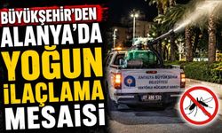 Büyükşehir'den Alanya'da yoğun ilaçlama mesaisi