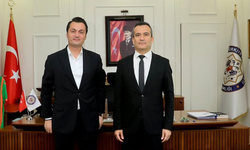 Erhan Yılmaz'dan Kaymakam Öztürk'e veda ziyareti