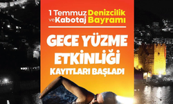 Alanya'da Geleneksel Gece Yüzmesi için geri sayım başladı