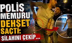 Polis memuru dehşet saçtı: Silahını çekip...