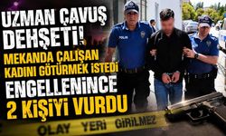 Uzman çavuş dehşeti! Mekanda çalışan kadını götürmek istedi engellenince 2 kişiyi vurdu