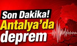 Antalya Kaş açıklarında 3.9 büyüklüğünde deprem