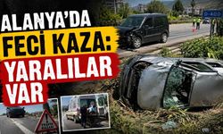 Alanya'da feci kaza: Yaralılar var