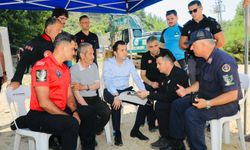 Kaymakam Öztürk Alara Çayı’ndaki arama çalışmalarını yerinde inceledi