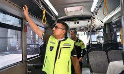 Antalya'da otobüslere klima denetimi