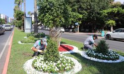 Alanya'da yangın riskine karşı yeşil alanlarda yoğun mesai