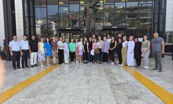 Alanya Adliyesi'nde duygusal veda! Hakim Zeynep Çetin Öz Manavgat'a uğurlandı