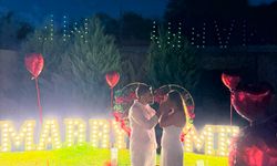 Susa Beach'te romantik teklif