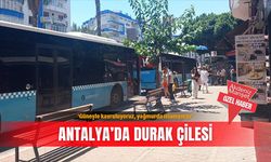 Antalya'da üstü açık otobüs durakları hastaları zorluyor