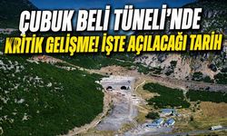 Korkuteli Çubuk Beli Tüneli'nde çalışmalar yeniden başladı