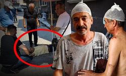 Çay içerken başından yaralanan kişiye 11 dikiş atıldı