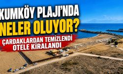 Aksu Kumköy Sahili çardaklardan temizlendi otele kiralandı