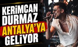 Kerimcan Durmaz Antalya'da Roman Gecesi ile sahne alacak