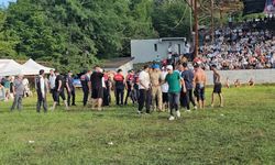 Dağköy yağlı güreşlerinde arbede ve altın kemer heyecanı