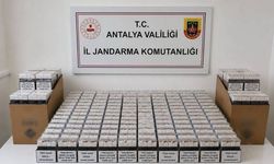 Alanya'da 10 bin 680 adet kaçak makaron ele geçirildi