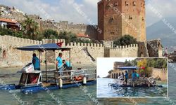 Alanya'nın deniz temizleme aracı Wasteddin yeniden mesaide