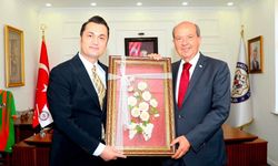 KKTC Cumhurbaşkanı Tatar'dan Alanya Kaymakamlığına ziyaret