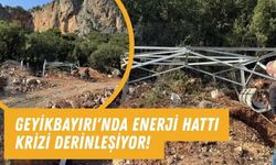 Konyaaltı'nda enerji hattı tırmanış rotalarını tehdit ediyor