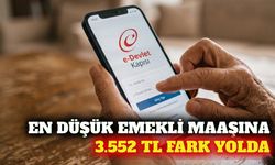 En düşük emekli maaşı alanlara 3.552 TL fark ödemesi yolda
