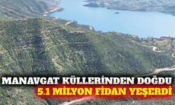 Manavgat yangınının izleri 5.1 milyon fidanla silindi