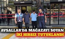 Avsallar'da mağazadan hırsızlık yapan iki şüpheli tutuklandı