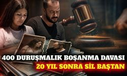 Antalya'da 400 duruşmalı boşanma davası yeniden görülecek