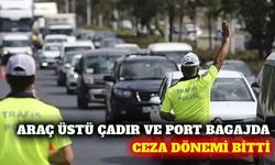 Araç üstü çadır ve port bagaj kullanımına ceza muafiyeti