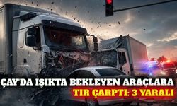 Afyonkarahisar Çay'da zincirleme kaza: 3 sürücü yaralandı
