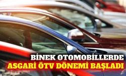 Binek otomobillerde asgari maktu ÖTV dönemi resmen başladı