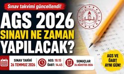 AGS 2026 sınavı ne zaman yapılacak?