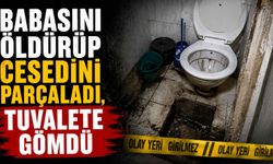 Babasını ö*dürüp c*sedini parçaladı, tuvalete gömdü