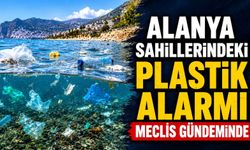 Alanya sahillerindeki plastik alarmı Meclis gündeminde