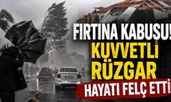 Fırtına kabusu! Kuvvetli rüzgar hayatı felç etti