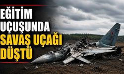 Eğitim uçuşunda savaş uçağı düştü