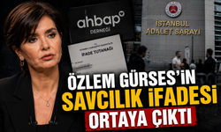 Özlem Gürses'in savcılık ifadesi ortaya çıktı