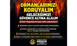 Başkan Özçelik'ten orman yangınlarına karşı duyarlılık çağrısı