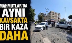 Mahmutlar’da aynı kavşakta bir kaza daha
