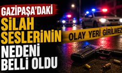 Gazipaşa'daki silah seslerinin nedeni belli oldu