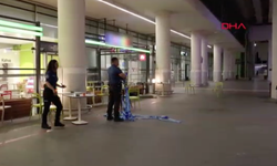 Havalimanında b*çaklı d*hşet! 4 polisi yaralandı