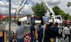 Beton mikseri patladı! Yoldan geçen kişi yaralandı