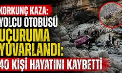 Korkunç kaza: Yolcu otobüsü uçuruma yuvarlandı: 40 kişi hayatını kaybetti