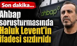 Son dakika... Ahbap soruşturmasında Haluk Levent'in ifadesi ortaya çıktı