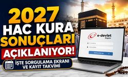 2027 hac kura sonuçları bu akşam erişime açılıyor! Sonuçlar nasıl sorgulanacak?