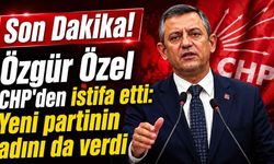Özgür Özel CHP'den istifa etti, yeni partisini açıkladı
