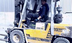 Forklift şarampole yuvarlandı! 2 çocuk babası işçi hayatını kaybetti