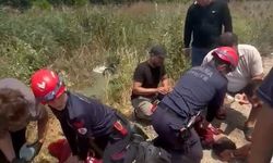 Sulama kanalına uçan otomobilde anne ile 12 yaşındaki oğlu hayatını kaybetti