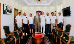 Alanyasporlular Derneği'nden Kaymakam Öztürk'e ziyaret